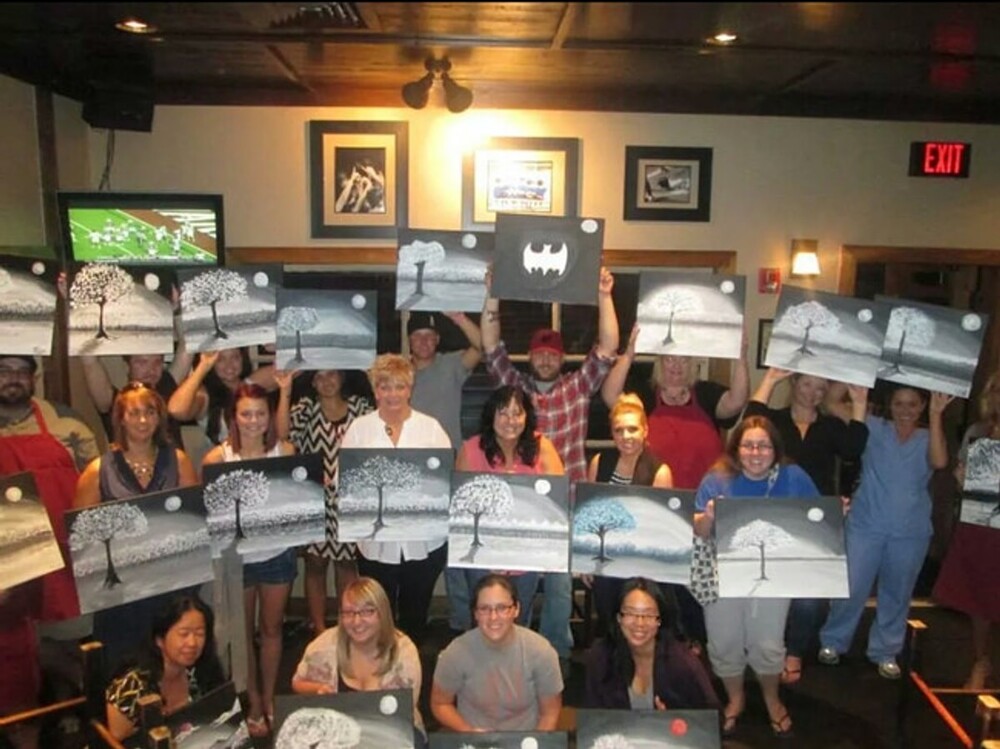 14. Уговорила мужа сходить на мастер-класс по рисованию