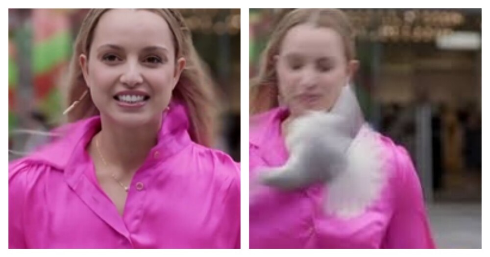 Чайка влетела в журналистку в прямом эфире