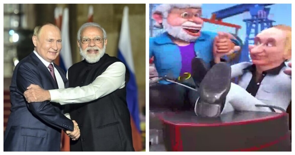 На индийском ТВ показали мультфильм про Путина и Моди