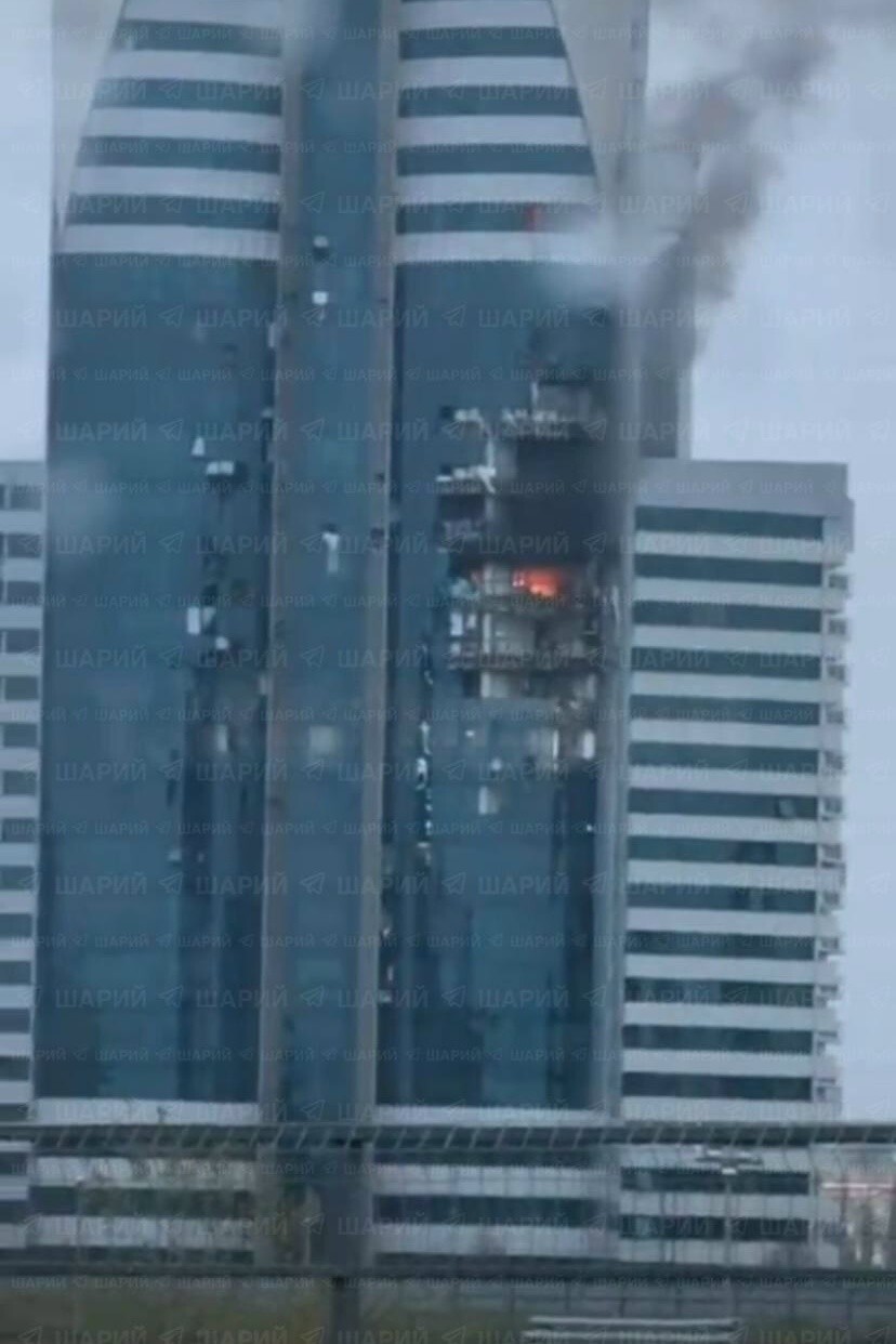 В Грозном-Сити произошел взрыв — несколько этажей делового центра повреждены