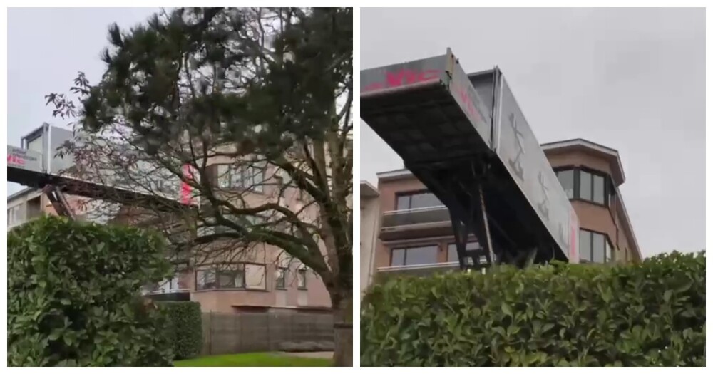 В Бельгии придумали необычный способ перевозки вещей