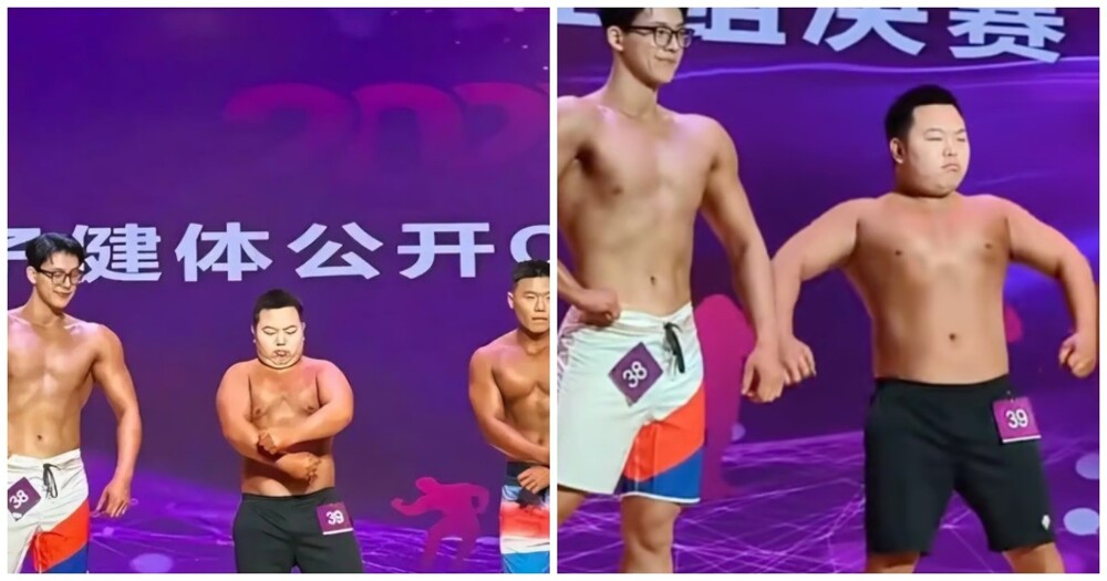 Админ спортзала вышел к бодибилдерам с животом наперевес и стал главной звездой сезона