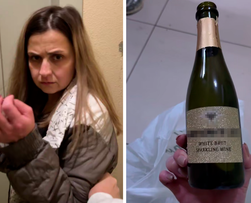 В Воронеже  сняли на камеру няню с «Авито», которая пила алкоголь, пока сидела с ребёнком