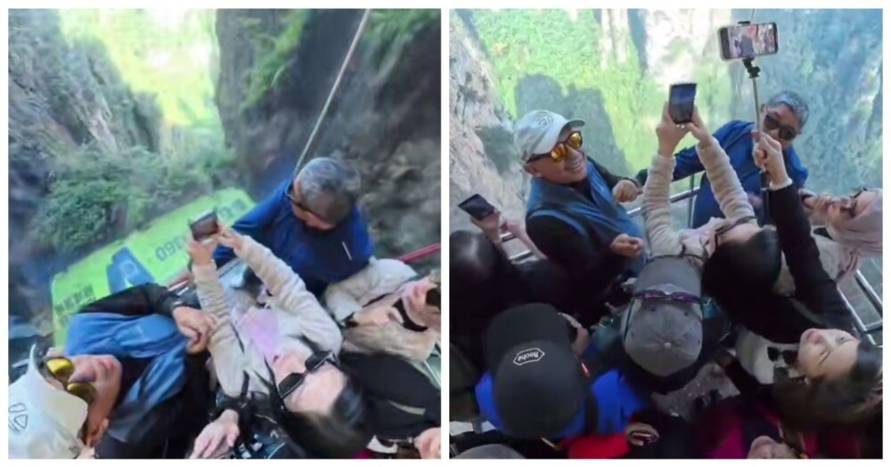 Поездка на самом высоком уличном лифте