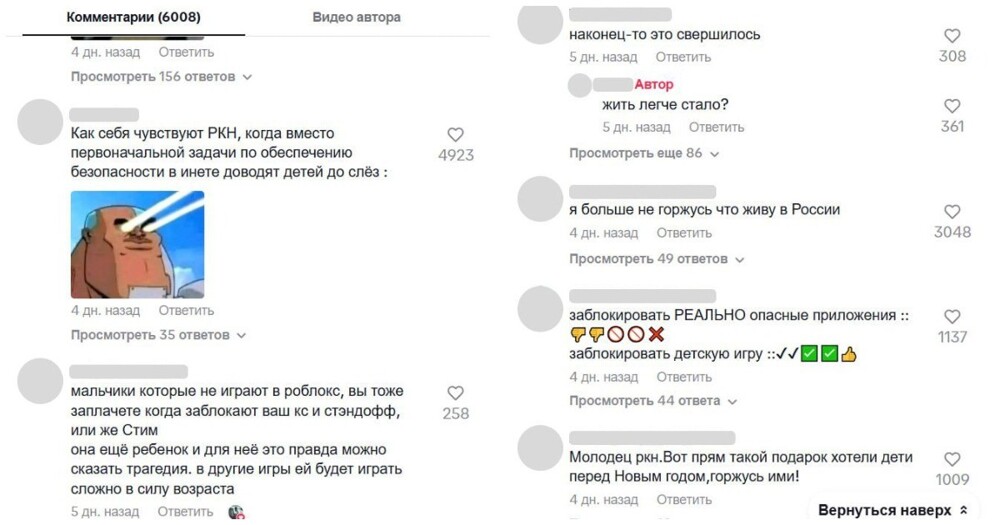 В Кремле сообщили о получении жалоб от детей из-за блокировки игровой платформы Roblox