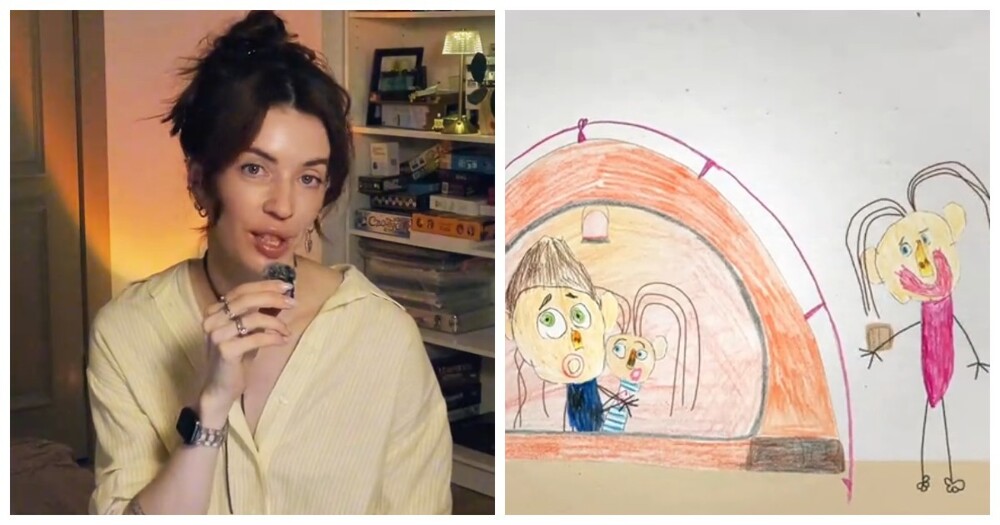 Девушка показала мультфильм, созданный с дочкой