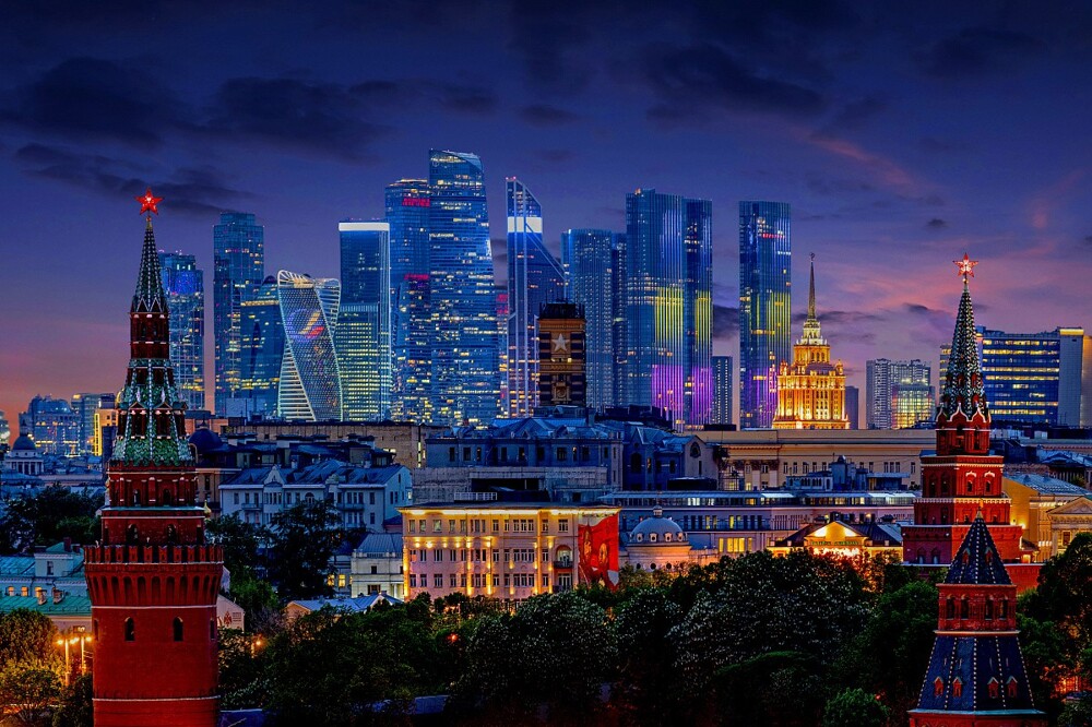 Москва входит в топ-3 наиболее освещенных городов мира