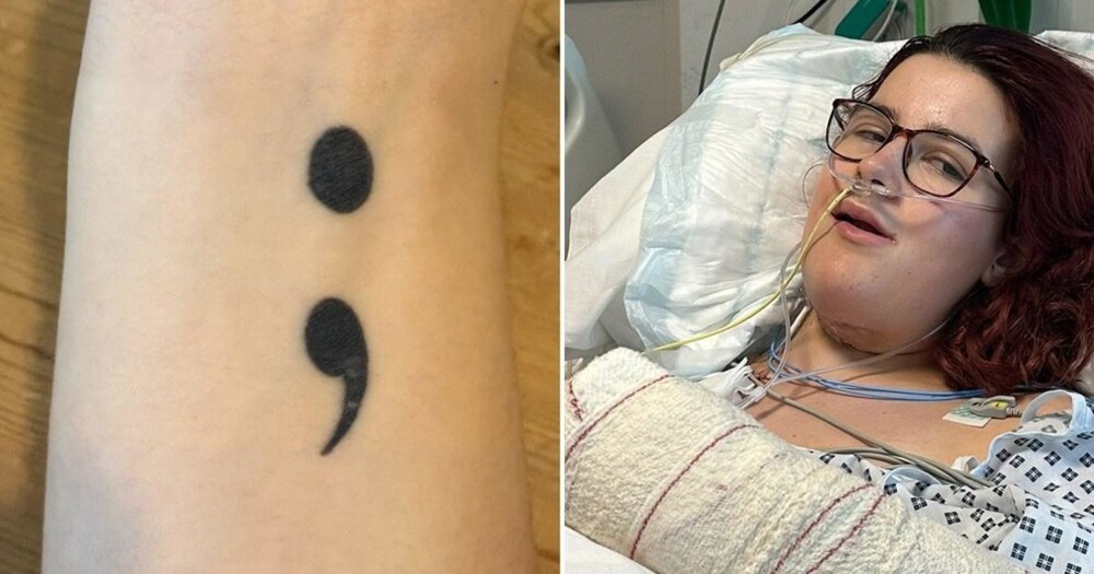 После операции девушка обнаружила татуировку с левой руки на языке