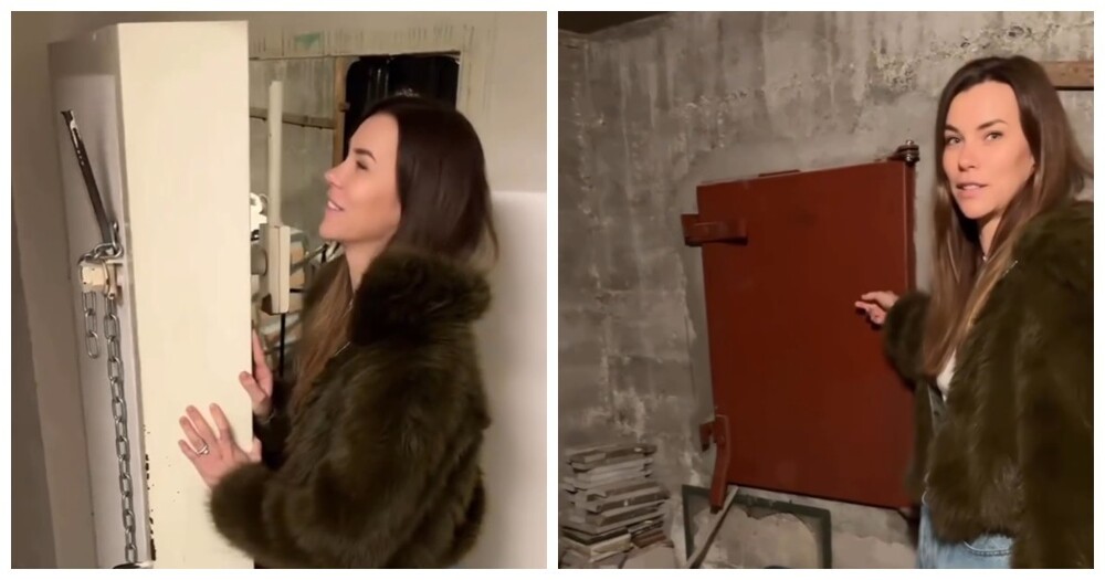 Девушка показала личный бункер в своём доме