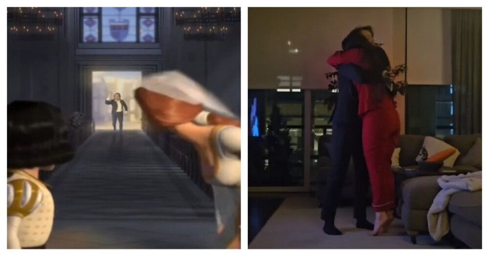 Оригинальное предложение руки и сердца