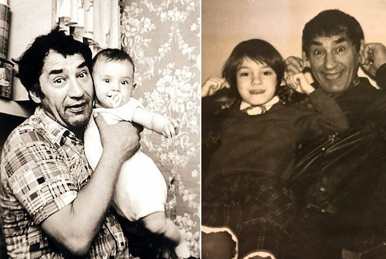 С дочерью Кариной.