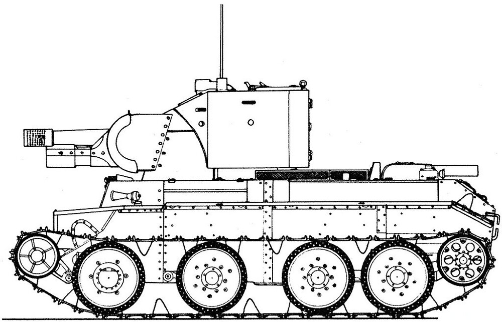 Недотанк-недосамоходка БТ-42