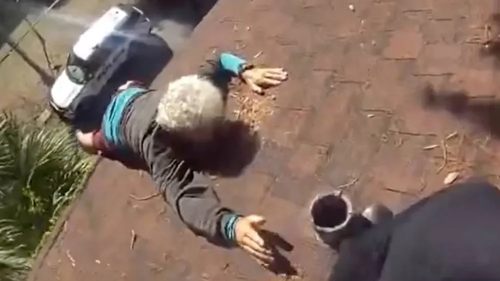 В Тампе полицейские спасли 86-летнего мужчину, повисшего на крыше дома