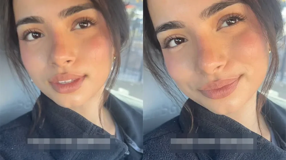 Девушка показала свою особенность