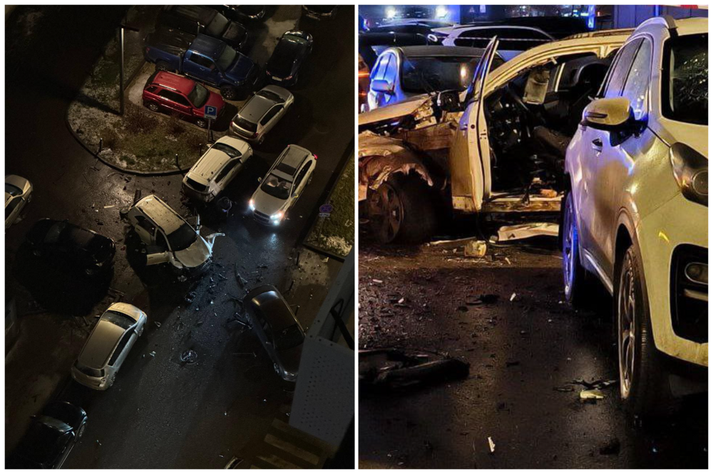 В Москве при выезде с парковки взорвался автомобиль