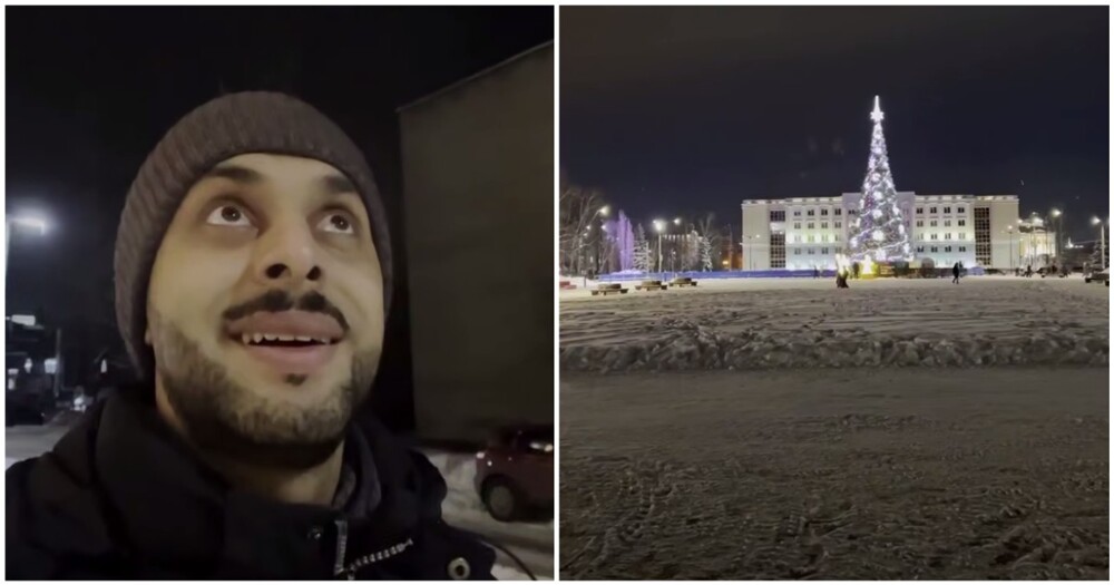 Пивной магазин украсили богаче, чем городскую ёлку