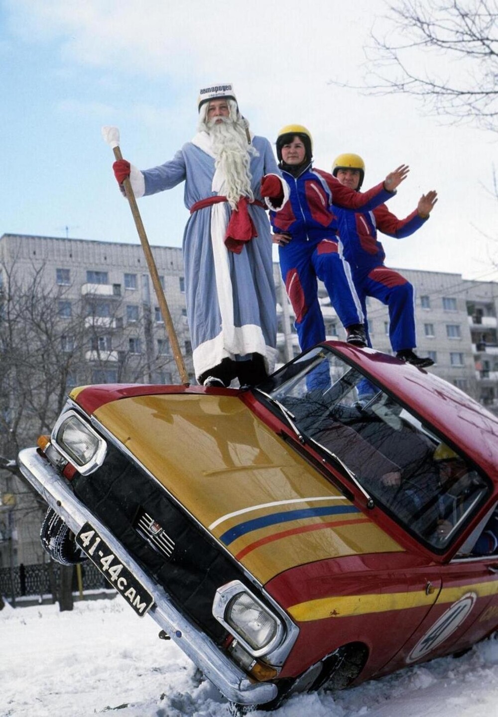1. Трюк во время зимних праздников, Москва, СССР, 1978 г.