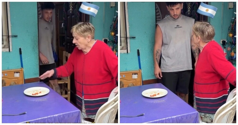 Приучение внука к порядку