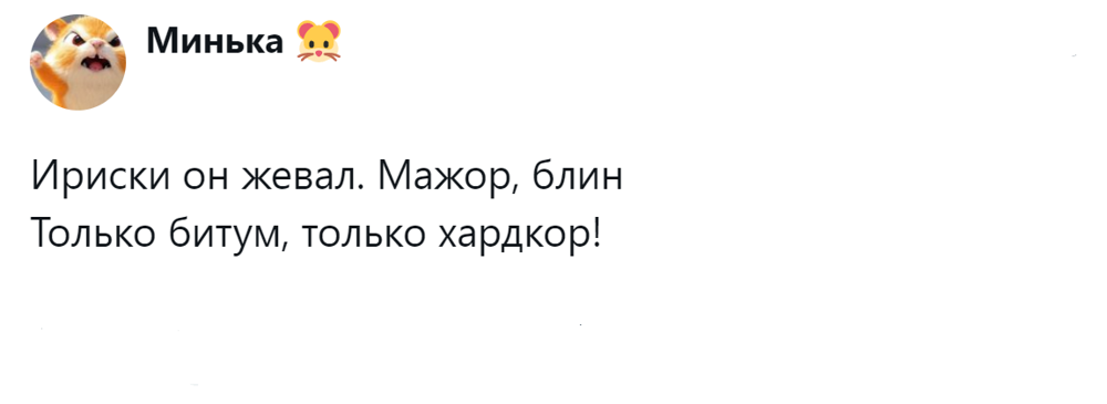 8. Только битум, только хардкор!