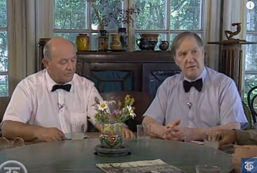 	Юрий Сенкевич и Сергей Капица, «Клуб знаменитых капитанов», 1996-й