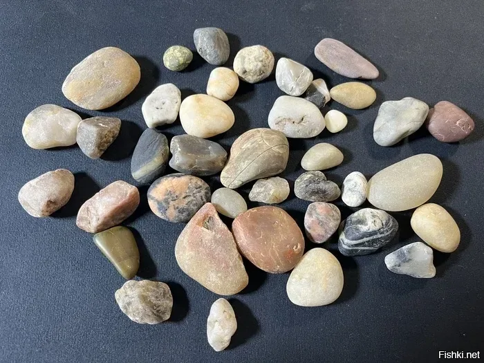 Галтовка речной гальки