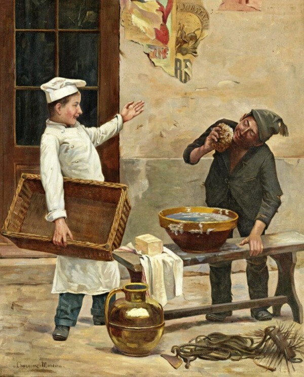 Поль-Шарль Шокарн-Моро. Жанровая живопись
