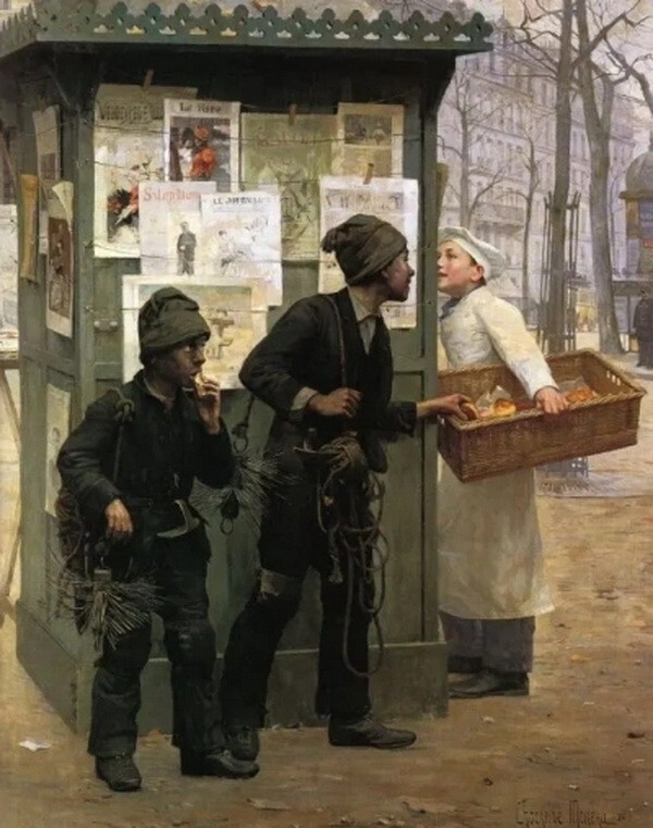 Поль-Шарль Шокарн-Моро. Жанровая живопись