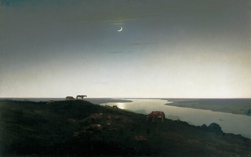 А.Куинджи «Ночное» 1905-1908