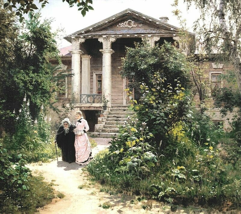 В Поленов «Бабушкин сад» 1878