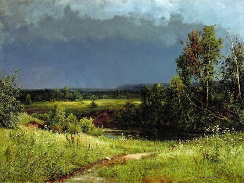 И. Шишкин «Перед грозой» 1884