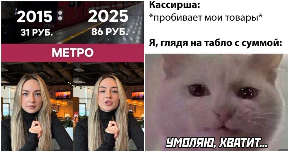 Десять лет спустя: как изменились цены в России с 2015 по 2025 год