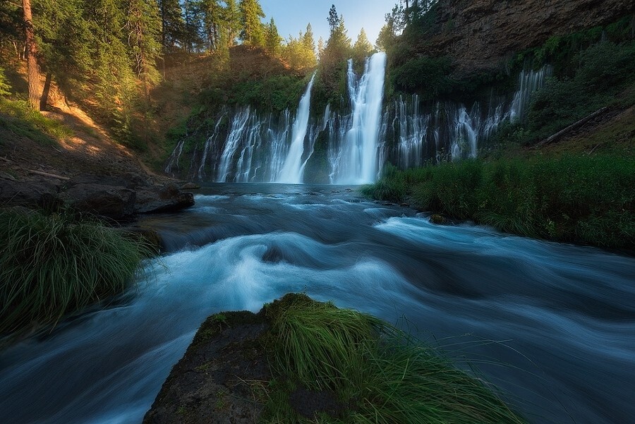 Водопады Барни (Burney Falls). Тед Гор