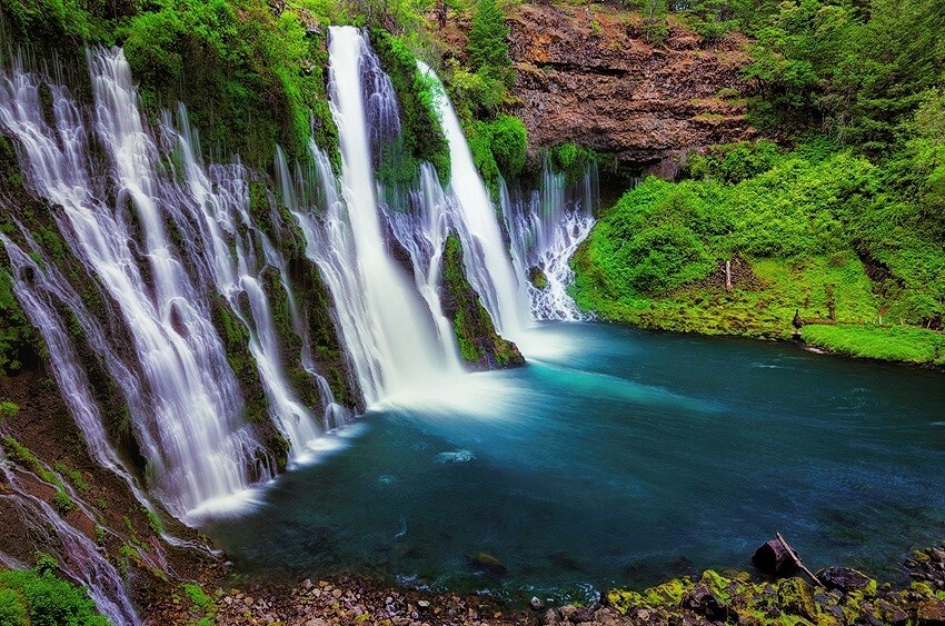 Водопады Барни (Burney Falls). Saravana R