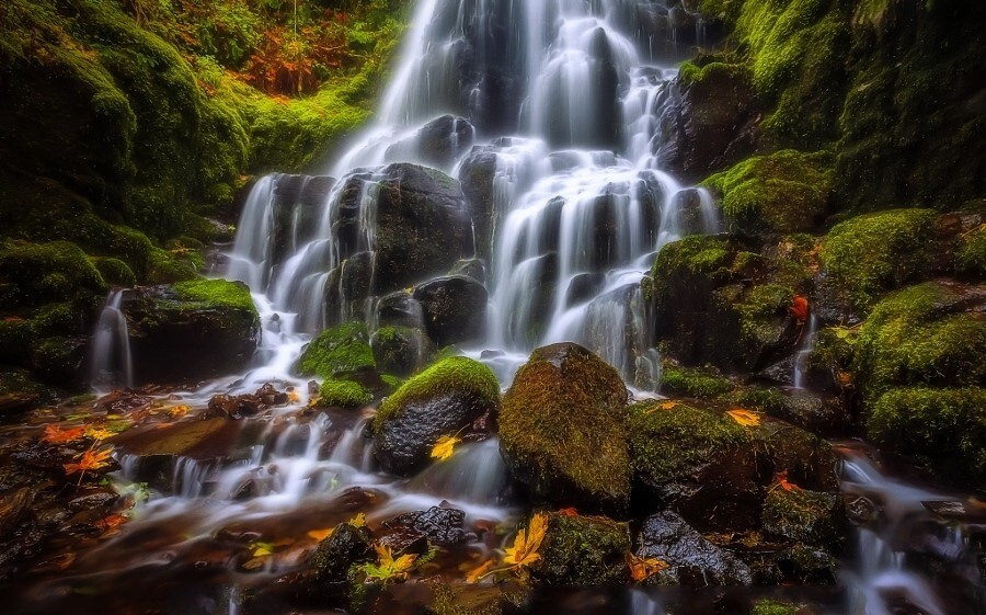 Водопад Фей (Fairy Falls). Мэтт Джекиш