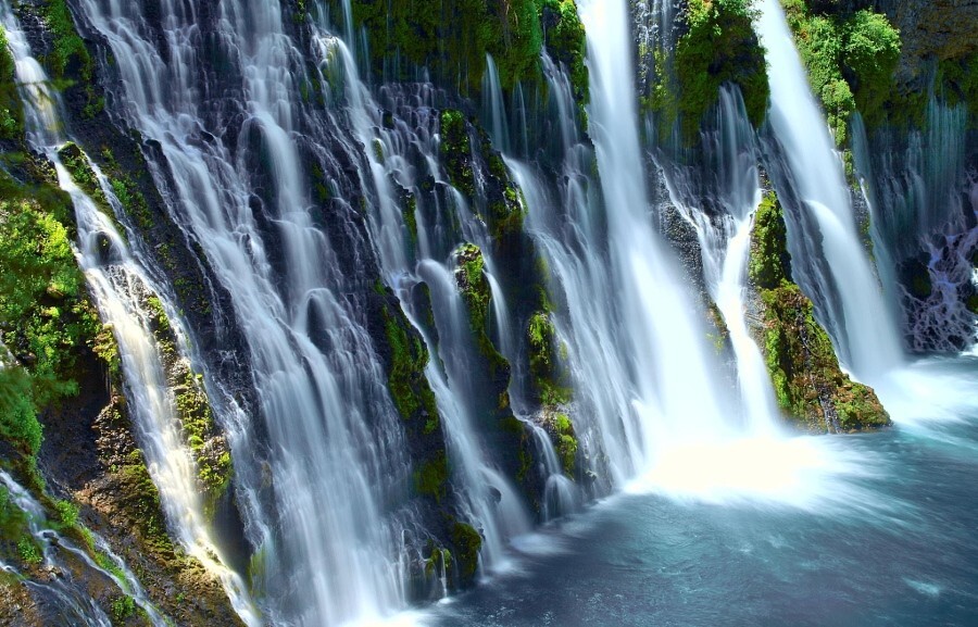 Водопады Барни (Burney Falls). Ch
