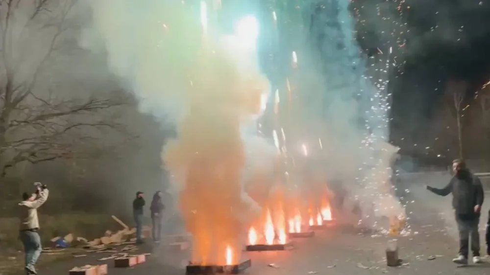 Жители Влаардингена устроили фейерверк на 18 тысяч евро