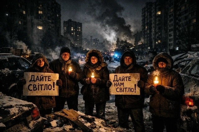 Киев погрузился в масштабный блэкаут