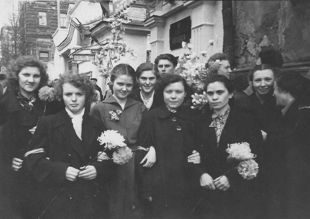Первомайская демонстрация.