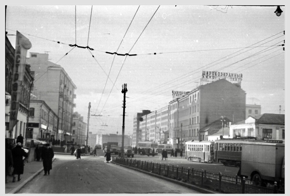 А это Преображенская улица уходящая к Яузе. Фото 1961-63 годов, Тимошенков