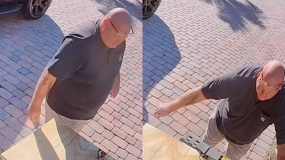 Мужчина чудом избежал серьёзной травмы