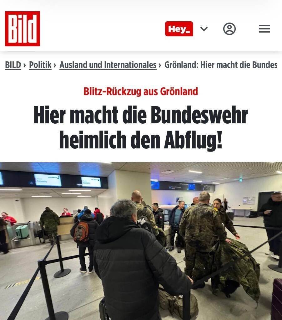 Опаньки. Немецкие военные внезапно покинули Гренландию - 15 солдат уехали после угроз Трампа