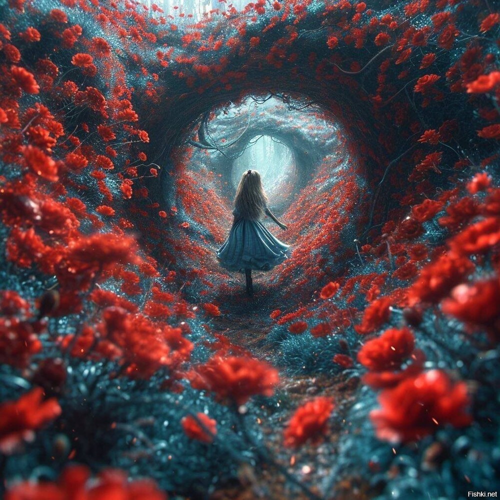 Кажется Алиса в стране чудес