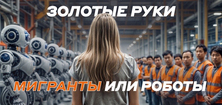 Вкалывают роботы, а не человек (c), или еще раз о мигрантах и демографии