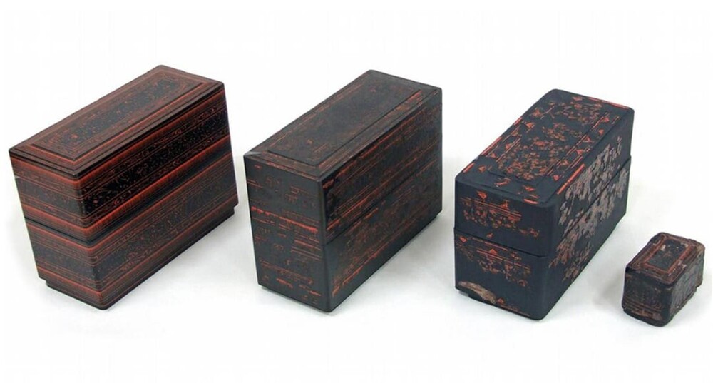 5. Двухтысячелетние китайские лаковые шкатулки эпохи династии Хань, найденные в скифском Усть-Альминском некрополе в Крыму