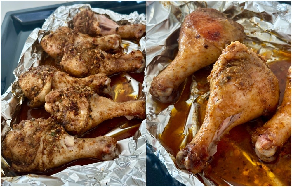 Куриные булдыжки в духовке, но после маринада