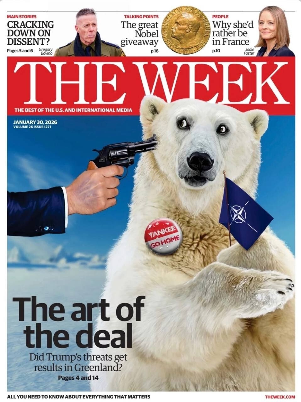 «Искусство сделки»: The Week считает, что Трамп сделает белому медведю европейцам и НАТО предложение, от которого они не смогут отказаться
