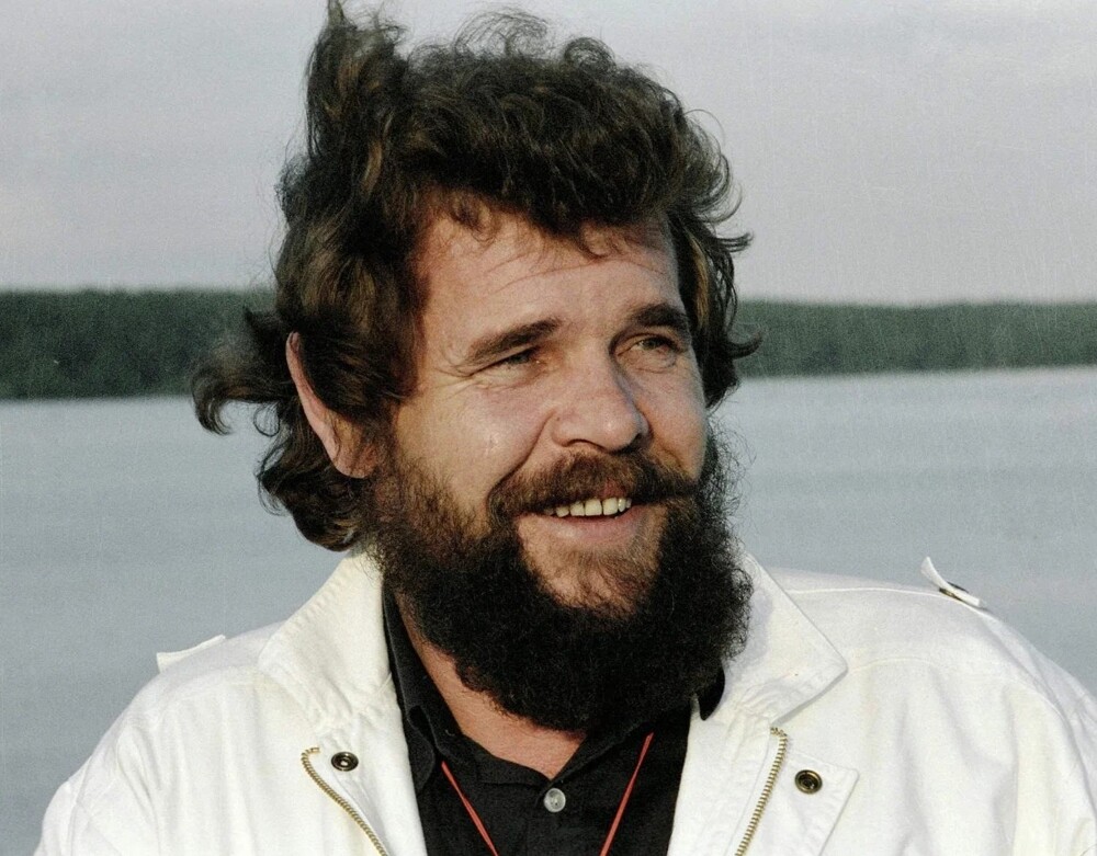 Алексей Булдаков на съемках фильма «Кому на Руси жить», 1990 год.