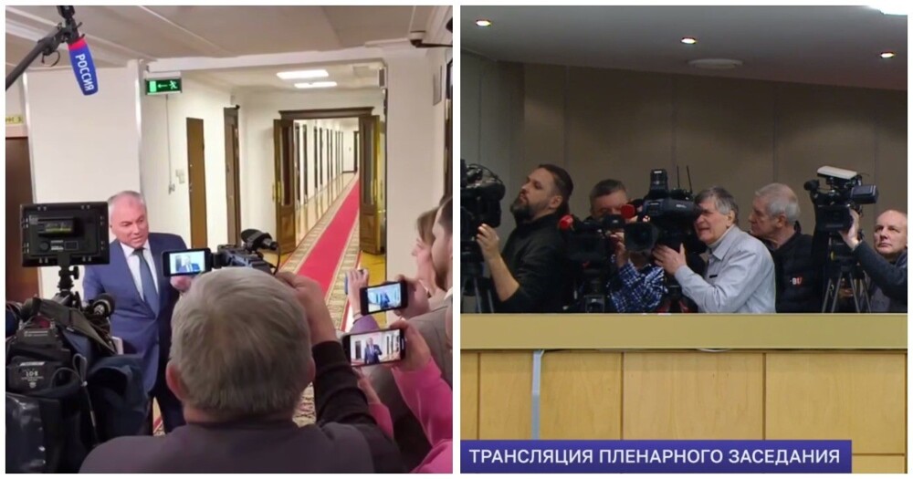 Володин объяснил запрет на съёмку в Госдуме заботой о психическом здоровье фоторепортёров