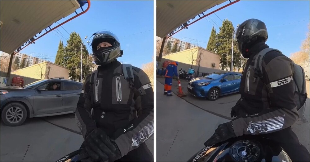 Эпичный короткометражный экшн на автозаправке в Тбилиси