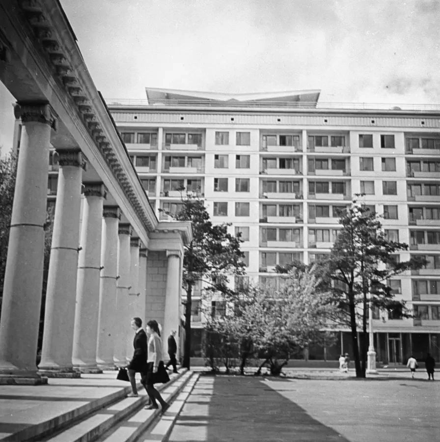 Вход в Ботанический сад, 1967 год.